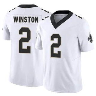 Nick Saldiveri Men's Nike White New Orleans Saints Alternate Custom Game Jersey Size: Medium: