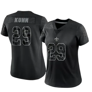 Nike John Kuhn New Orleans Saints Limited Black Team Color Vapor