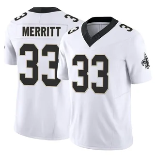 Kirk Merritt New Orleans Saints Nike Team Game Jersey - Black