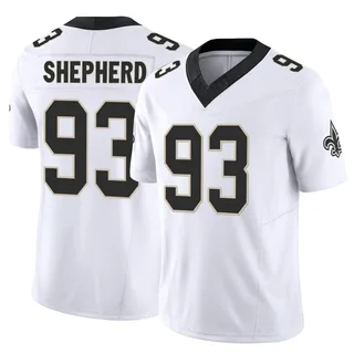 Men's New Orleans Saints Nathan Shepherd Nike Black Game Jersey